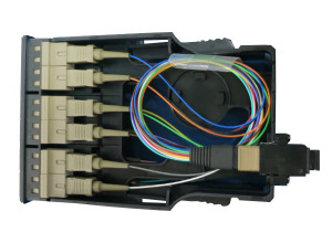 MPO - SC Fiber Cassette - 12C OM2 (UPC) - With Cable